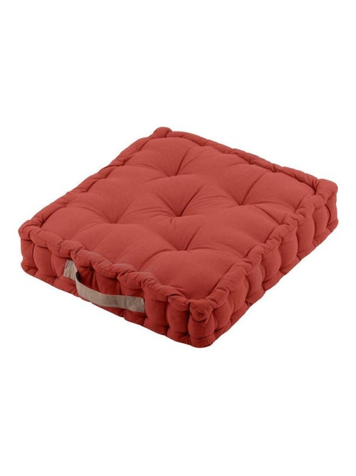 Coussin de sol en coton uni - Kiabi