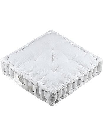 Coussin de sol en gaze de coton Pop color