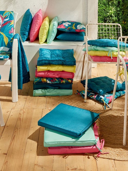 Coussin de sol extérieur carré uni PARADISE - Kiabi