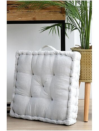 Coussin de sol gaze de coton Pop colors