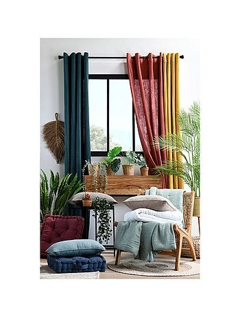 Coussin de sol gaze de coton Pop colors