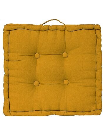 Coussin de sol 40 x 40 cm Horizon uni taupe