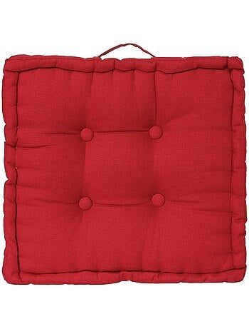 Coussin de sol 40 x 40 cm Horizon uni taupe