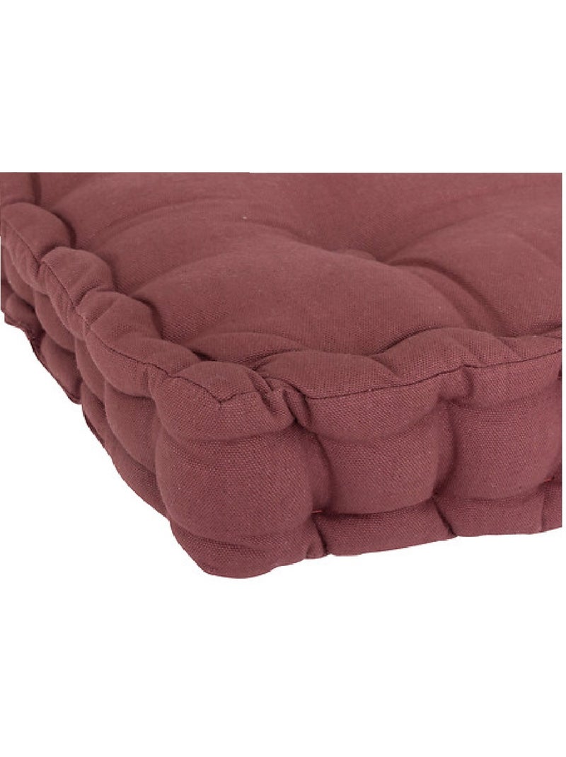 Coussin de sol Horizon uni Taupe - Kiabi