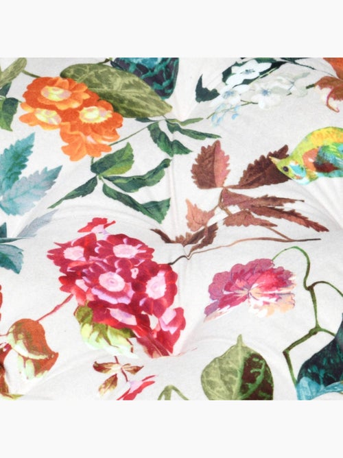 Coussin de sol imprimé à fleurs 45x45x10cm - Kiabi