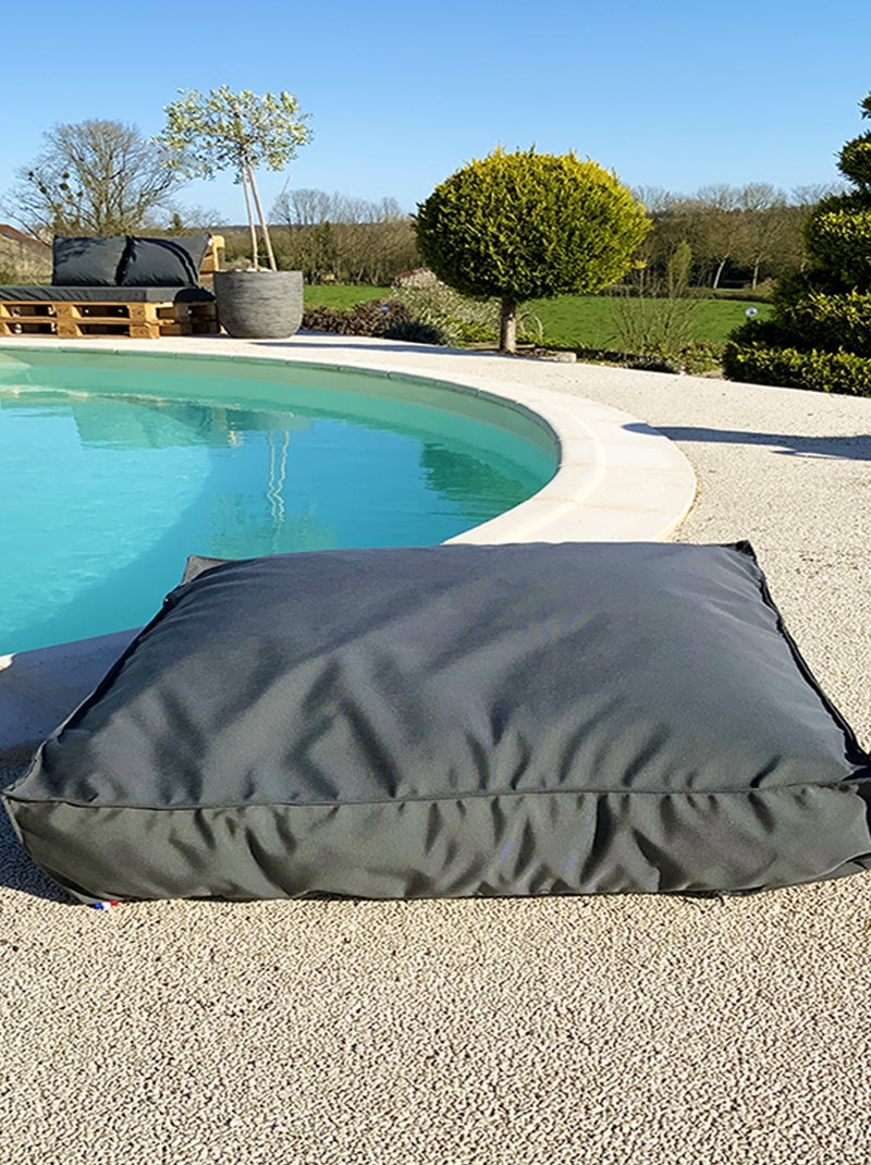 Coussin de sol inter / exter gris anthracite - Kiabi