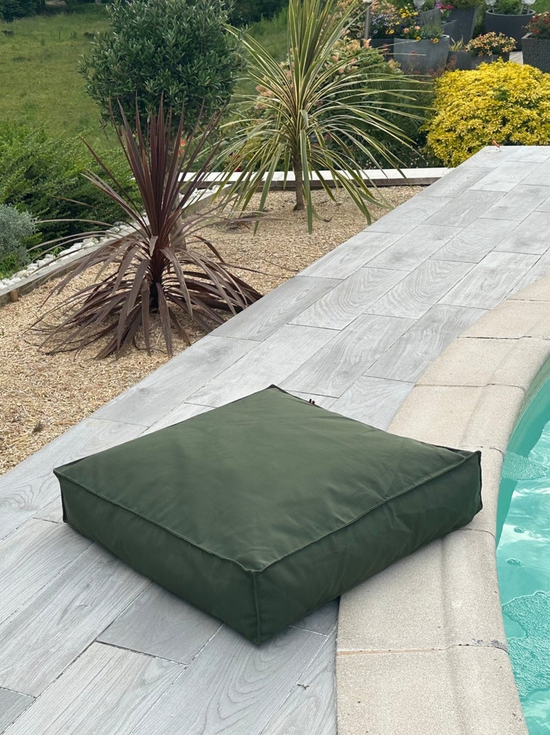 Coussin de sol inter / exter Kaki - Kiabi