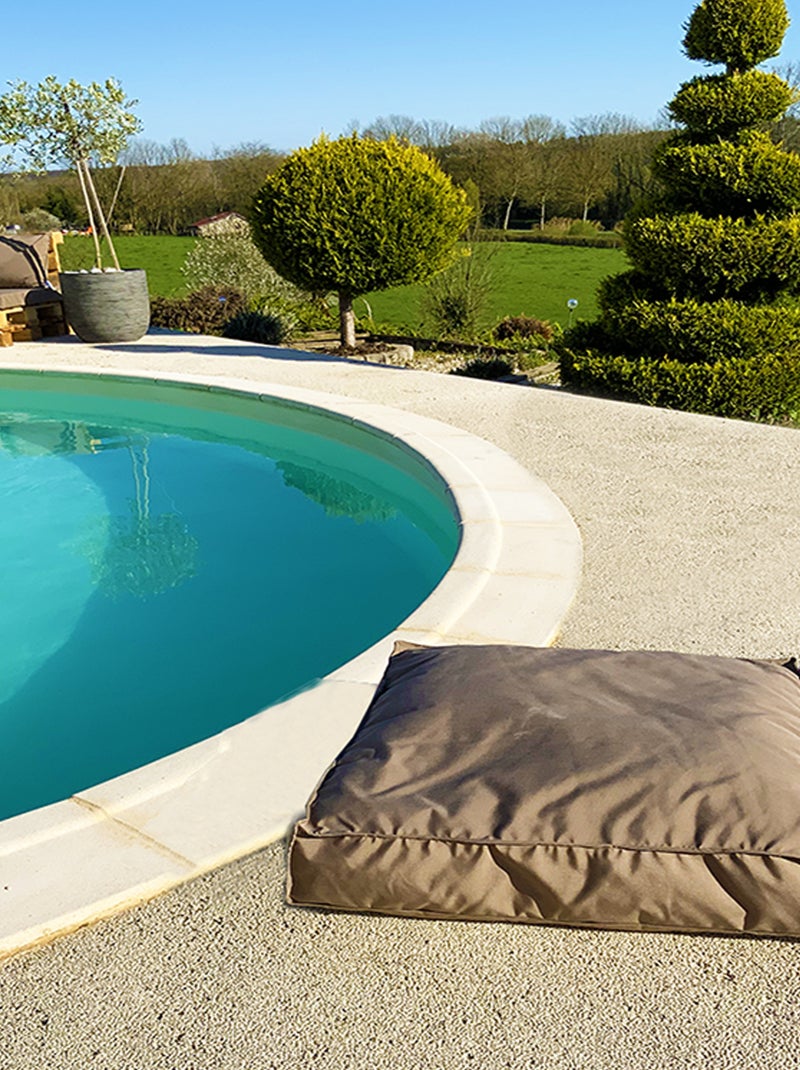 Coussin de sol inter / exter Taupe - Kiabi