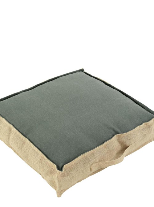 Coussin de sol Jute Collection Belitas - Kiabi