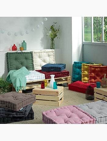 Coussin de sol matelasse collection Pacifica