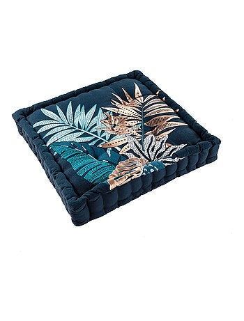 Coussin de sol matelassé en coton Alianor 60cm