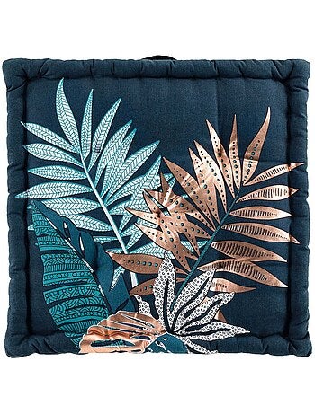 Coussin de sol matelassé en coton Alianor 60cm