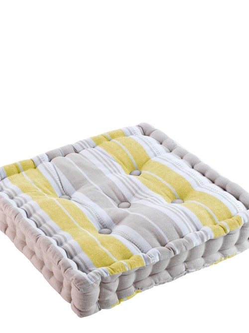 Coussin de sol Nature-Line jaune - Kiabi