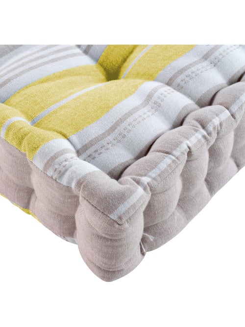 Coussin de sol Nature-Line jaune - Kiabi