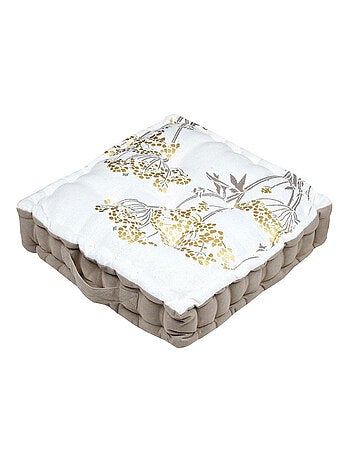 Coussin de sol nature or 40 cm