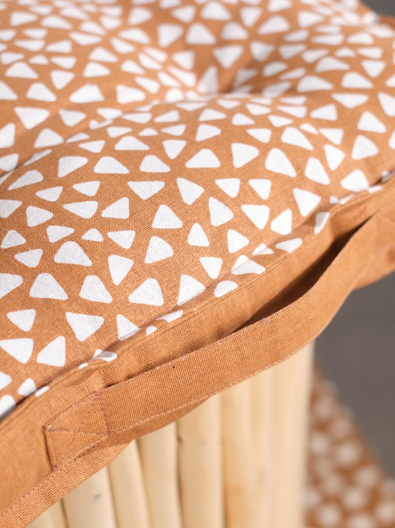 Coussin de sol Ocre - Kiabi