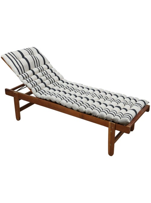 Coussin de sol ou bain de soleil rayure - Kiabi