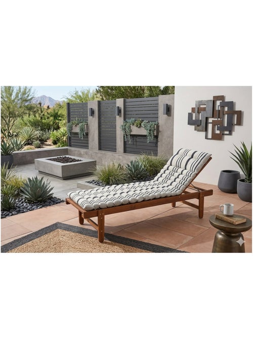 Coussin de sol ou bain de soleil rayure - Kiabi