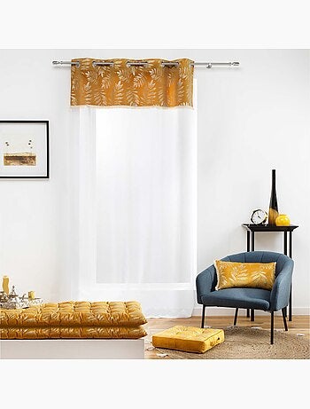 Coussin de sol ou Matelas de sol Adelor exotique jaune