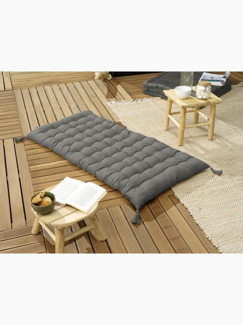 Coussin de Sol ou Matelas de sol avec pompons Collection Kalas - Kiabi