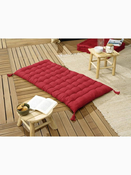 Coussin de Sol ou Matelas de sol avec pompons Collection Kalas - Kiabi