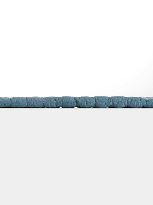 Coussin de sol ou matelas de sol pompons calisto bleu - Kiabi Coussin de sol ou matelas de sol pompons calisto bleu - Kiabi