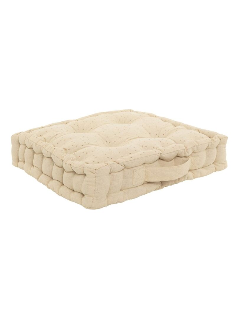 Coussin de sol Oya 40x40 cm beige Beige - Kiabi