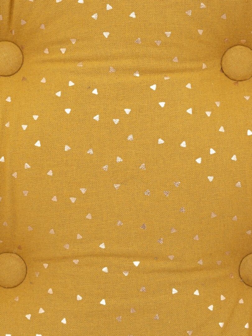 Coussin de sol Oya 40x40 cm ocre Jaune - Kiabi