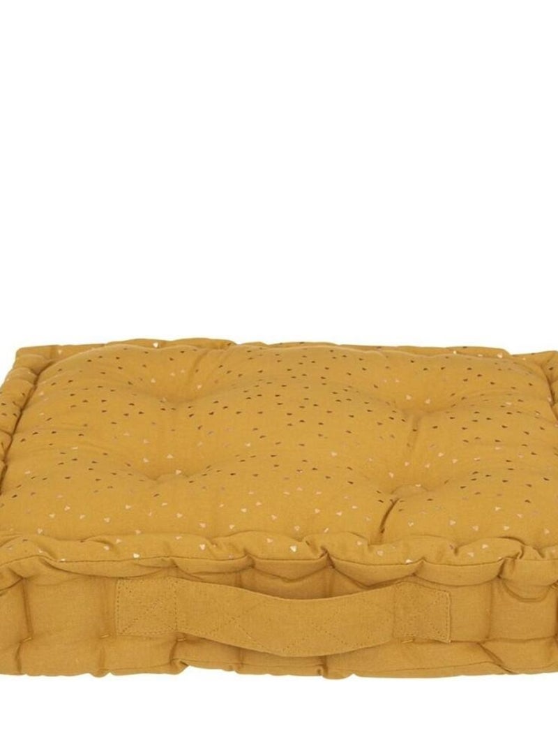 Coussin de sol Oya 40x40 cm ocre Jaune - Kiabi