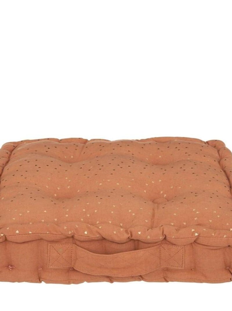 Coussin de sol Oya 40x40 cm terracotta Rouge - Kiabi