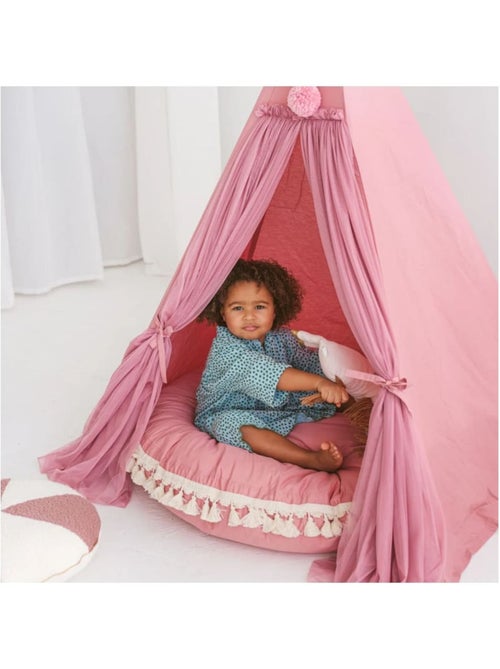 Coussin de sol pompons - Kiabi