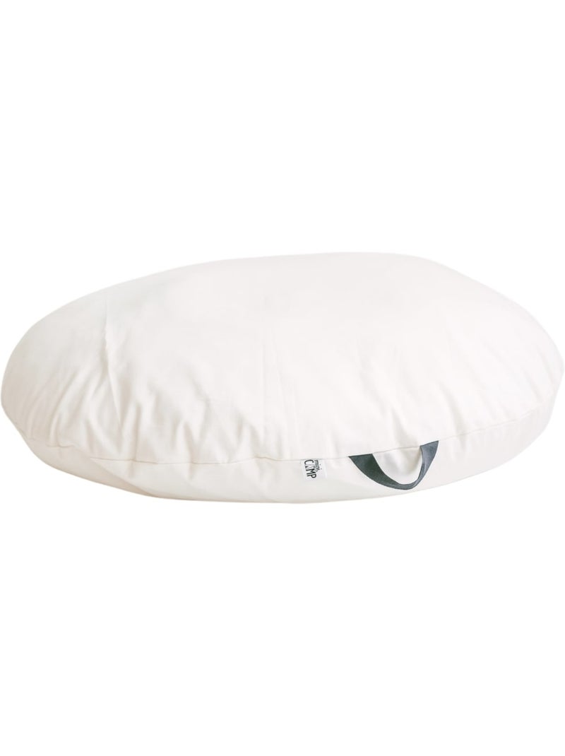 Coussin de sol pour se prélasser avec poignée Blanc - Kiabi