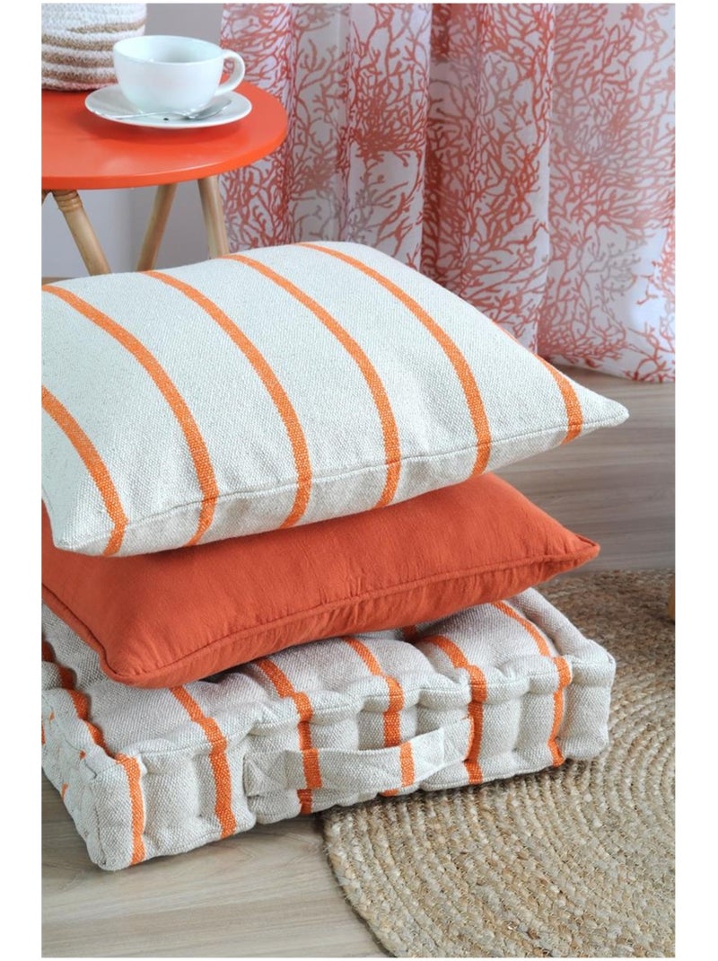 Coussin de sol st tropez Corail - Kiabi