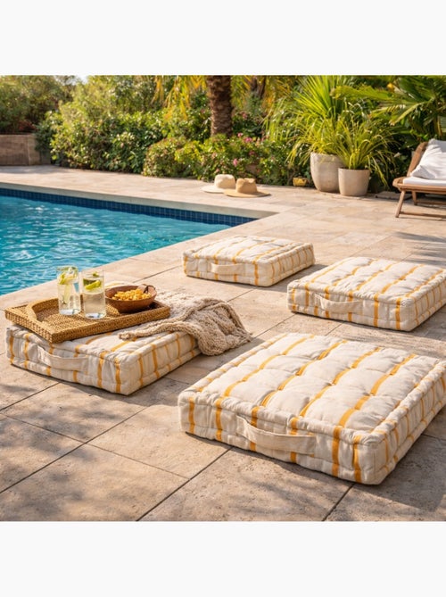 Coussin de sol St tropez - Kiabi Coussin de sol St tropez - Kiabi