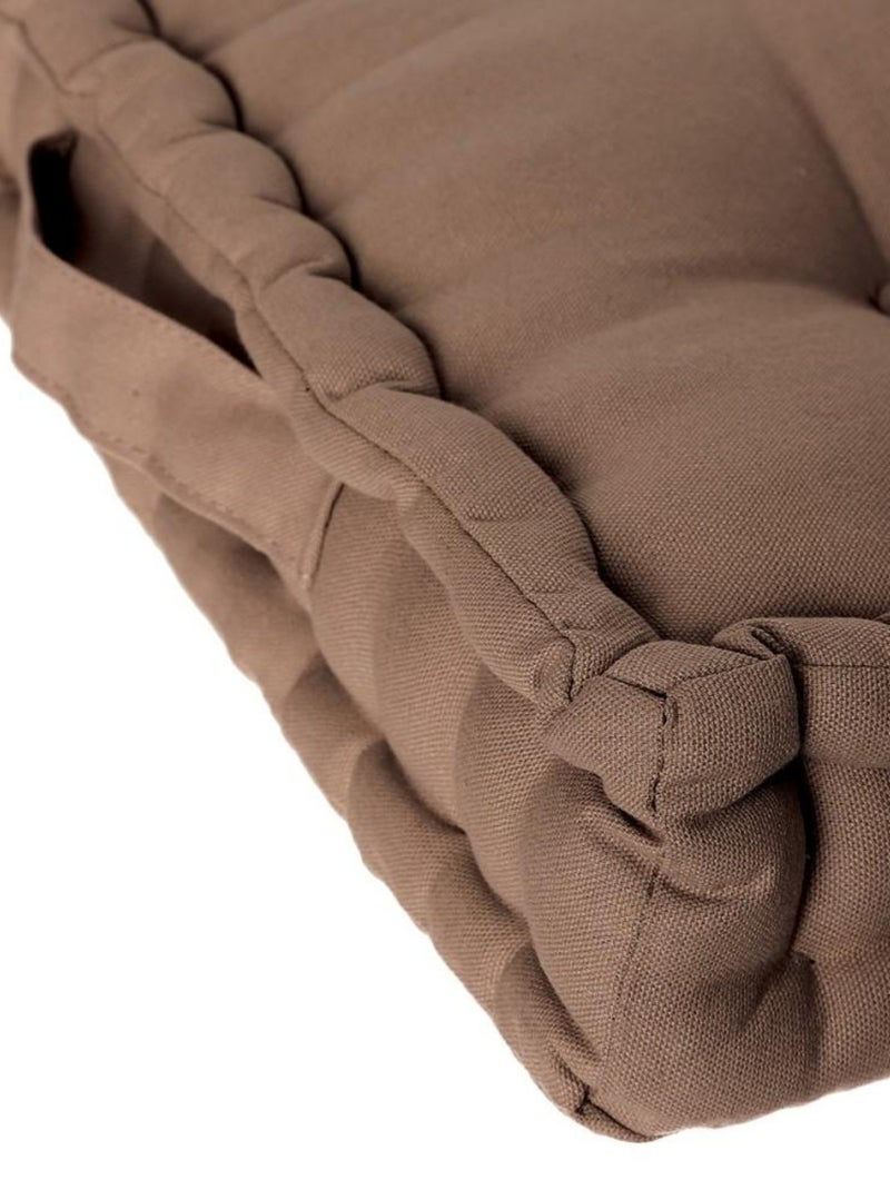 Coussin de sol taupe 40x40 cm Beige - Kiabi