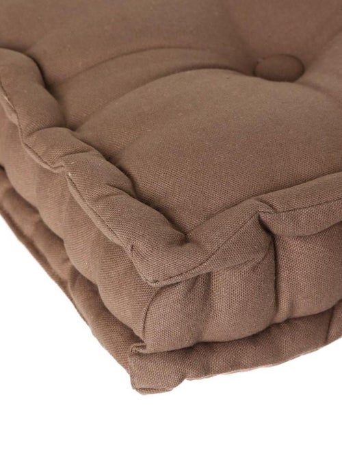 Coussin de sol taupe 40x40 cm - Kiabi Coussin de sol taupe 40x40 cm - Kiabi