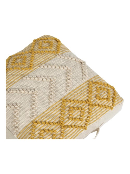 Coussin de sol tufté en 100% PET recyclé EKO 'Deko&co' - Kiabi