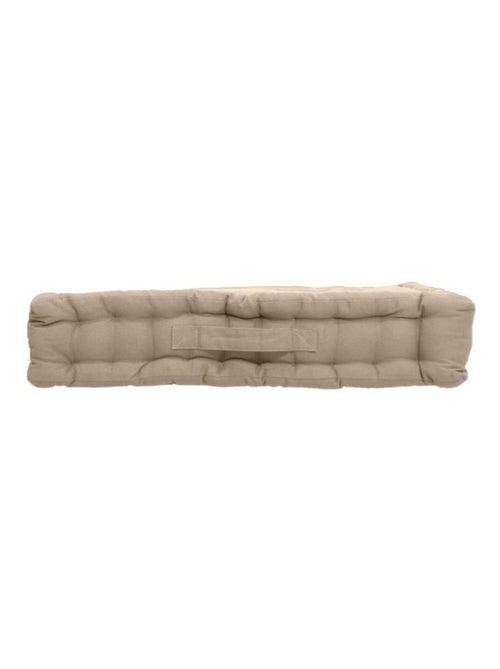 Coussin de sol uni en coton Panama - Kiabi