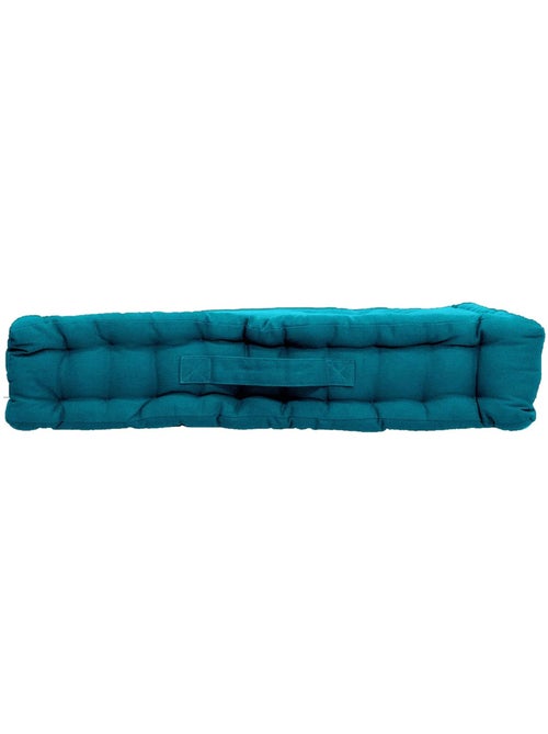 Coussin de sol uni en coton Panama - Kiabi