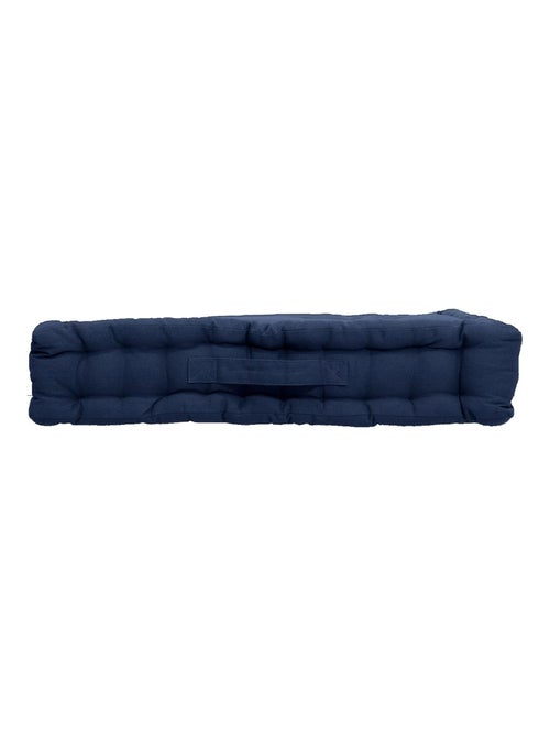 Coussin de sol uni en coton Panama - Kiabi