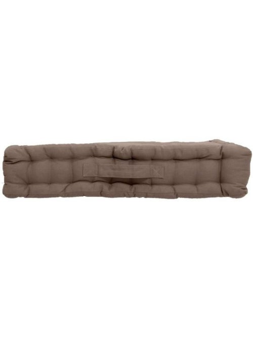 Coussin de sol uni en coton Panama - Kiabi