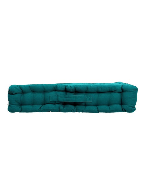 Coussin de sol uni en coton Panama - Kiabi