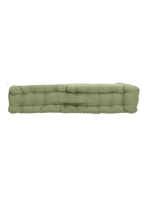 Coussin de sol uni en coton Panama - Kiabi