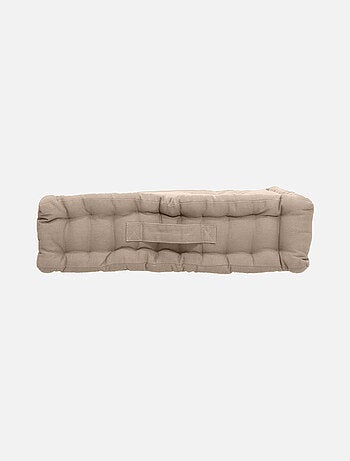 Coussin de sol uni en pur coton