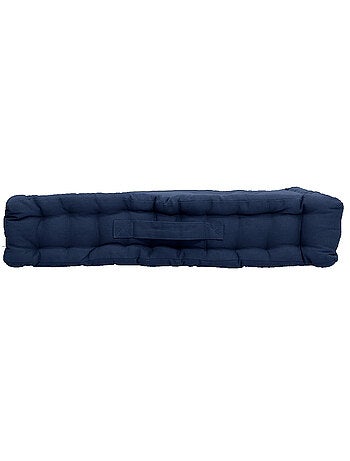 Coussin de sol uni en pur coton