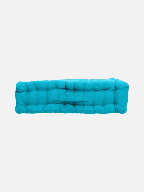 Coussin de sol uni en pur coton - Kiabi