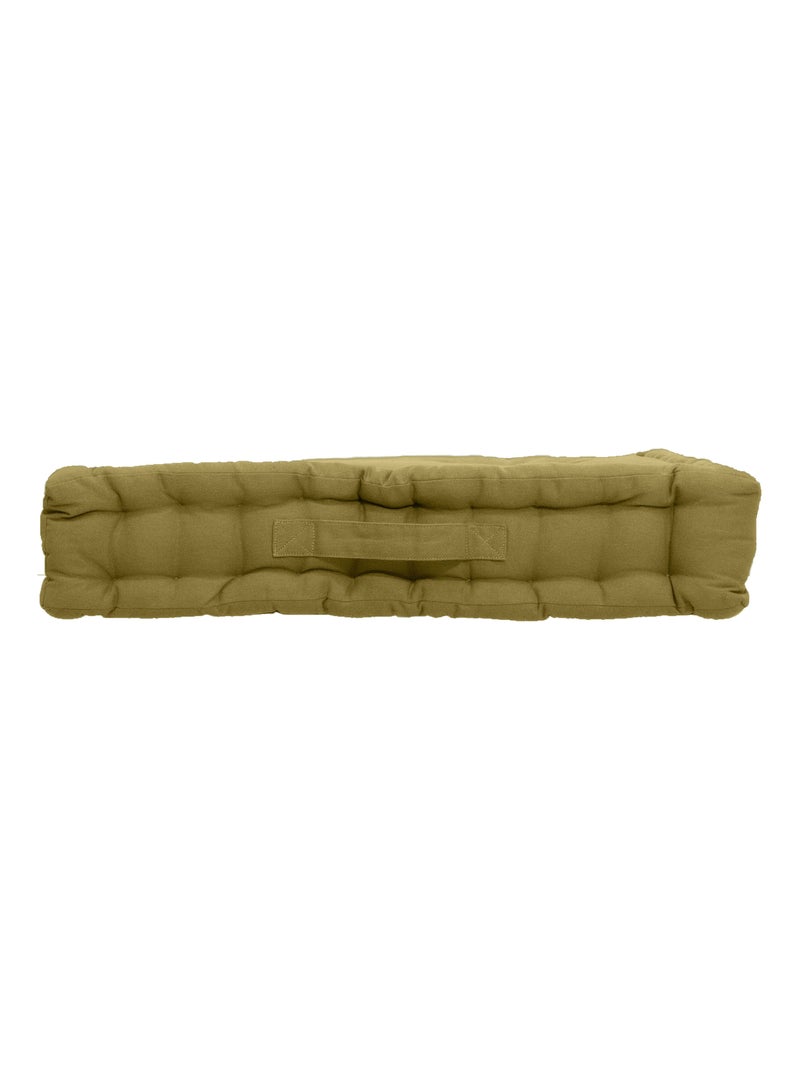 Coussin de sol uni en pur coton Bronze - Kiabi