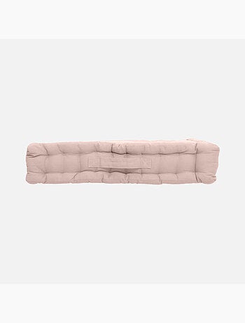 Coussin de sol uni en pur coton