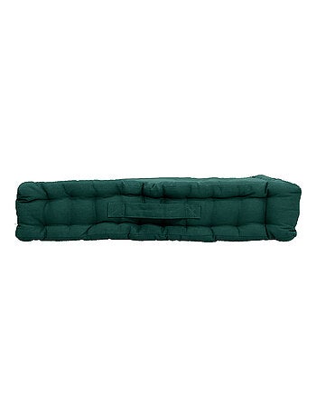 Coussin de sol uni en pur coton