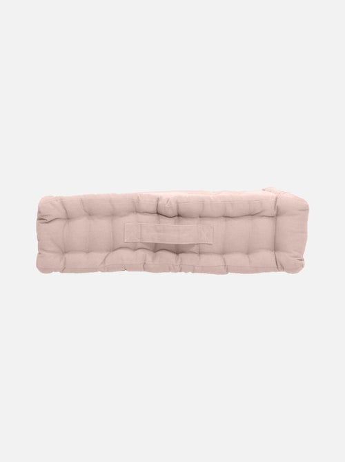 Coussin de sol uni en pur coton - Kiabi